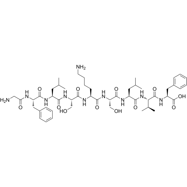 TREM-1 inhibitory peptide GF9 Chemical Structure