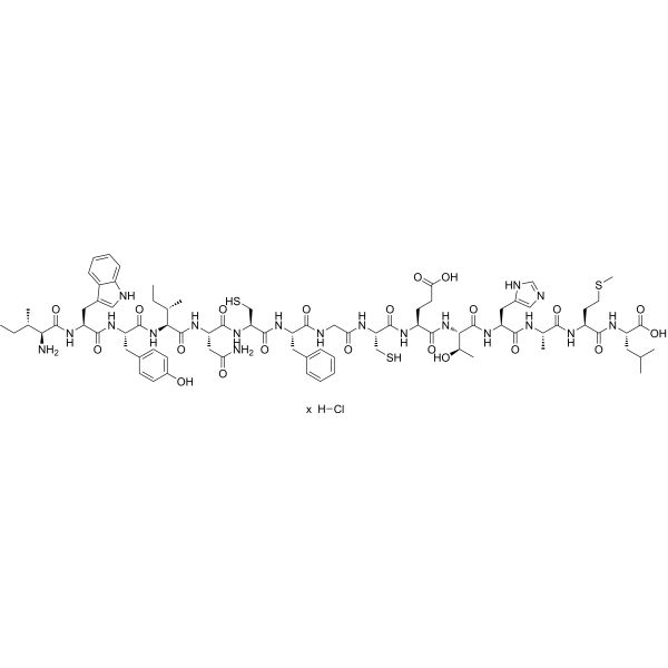G6PI 325-339 (human) (hydrochloride) Chemical Structure