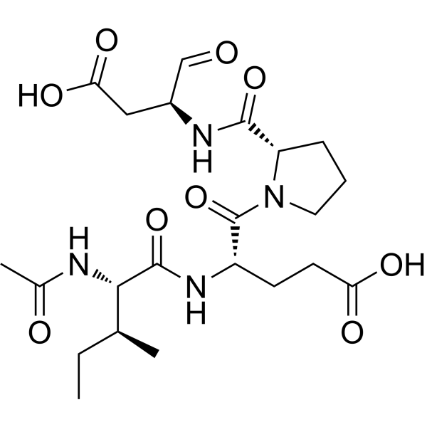 Ac-IEPD-CHO Chemical Structure
