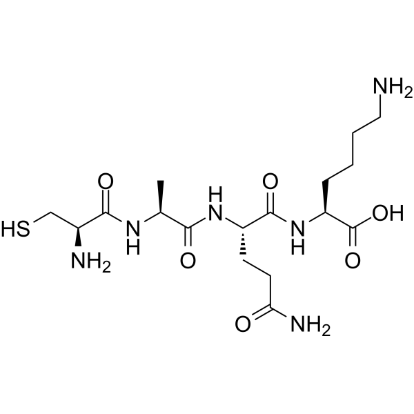 CAQK peptide Chemical Structure