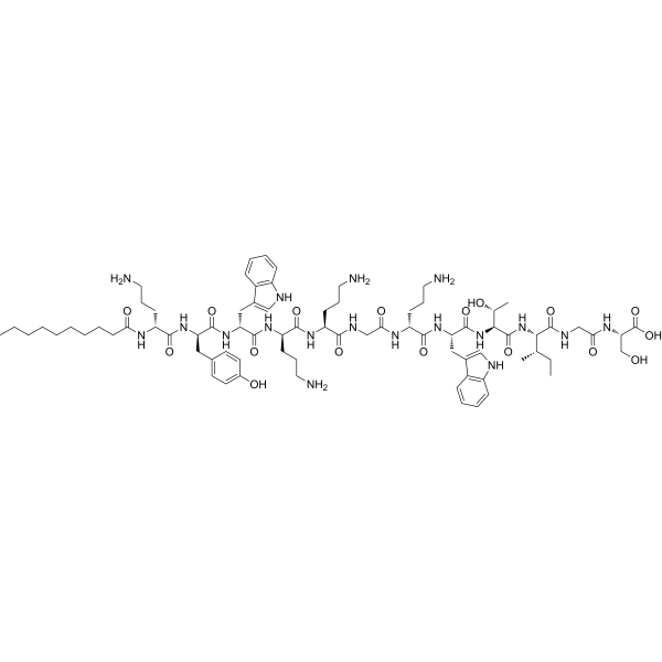 Brevicidine analog 22 Chemical Structure