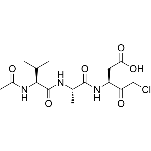 Ac-VAD-CMK Chemical Structure