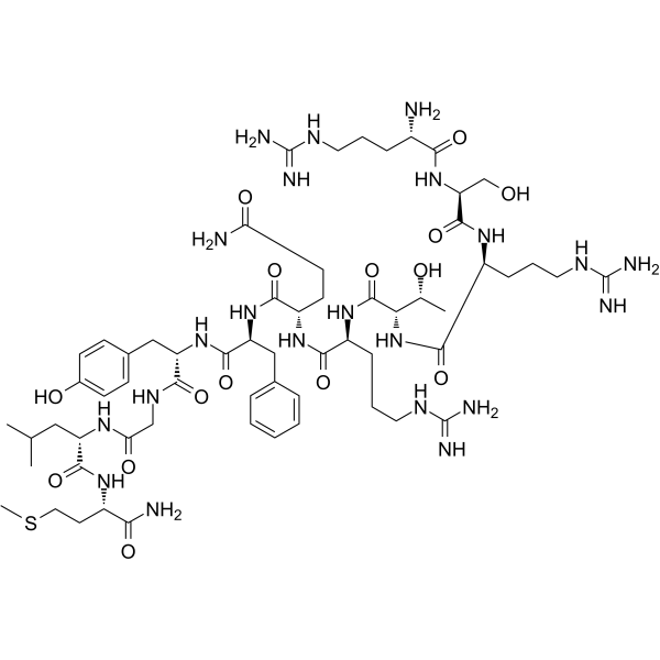 Hemokinin 1 (mouse) Chemical Structure