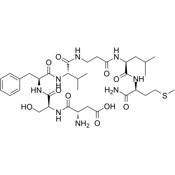 [bAla8]-Neurokinin A(4-10) Chemical Structure