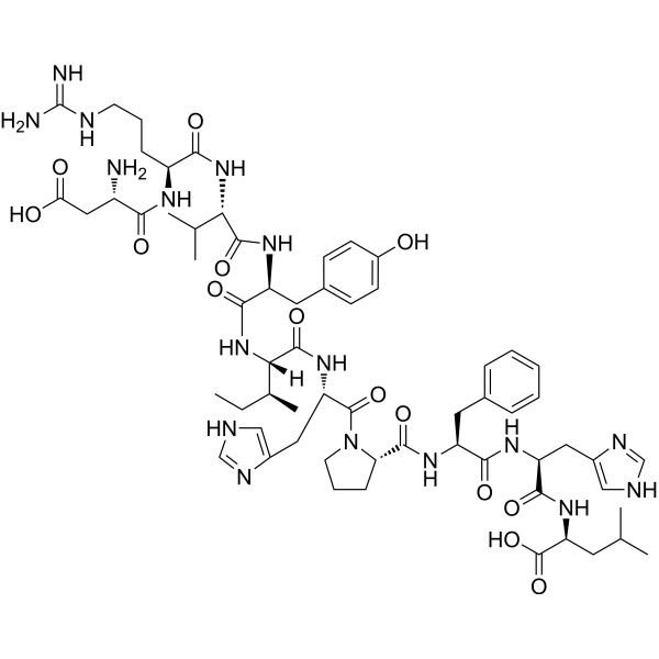 Angiotensin I (human, mouse, rat) Chemical Structure