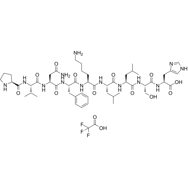 Hemopressin(human, mouse) TFA Chemical Structure