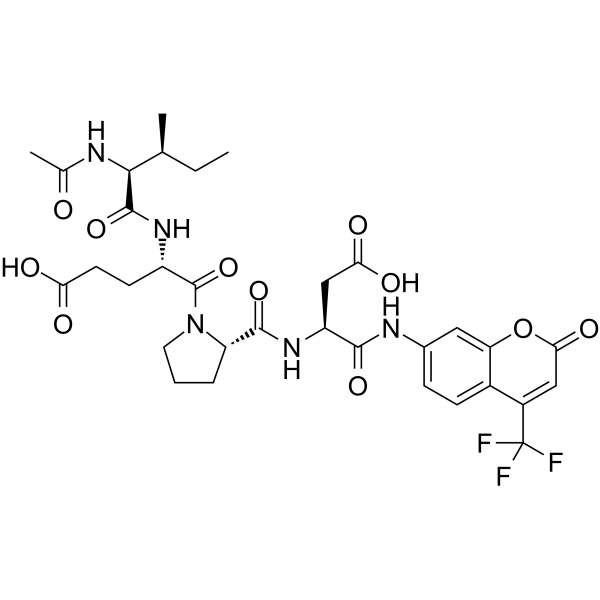 Ac-IEPD-AFC Chemical Structure