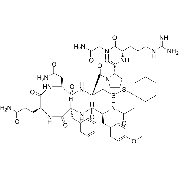 (d(CH2)51,Tyr(Me)2,Arg8)-Vasopressin Chemical Structure