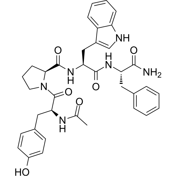 N-terminally acetylated Endomorphin-1 Chemical Structure