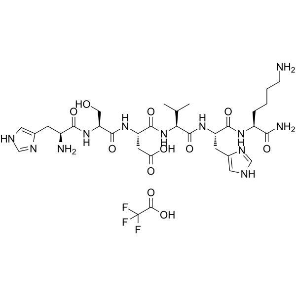 HSDVHK-NH2 TFA Chemical Structure