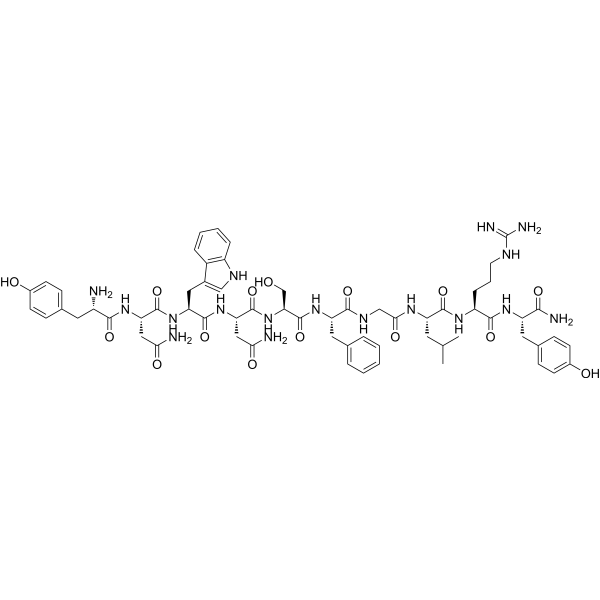 Kisspeptin-10, rat Chemical Structure