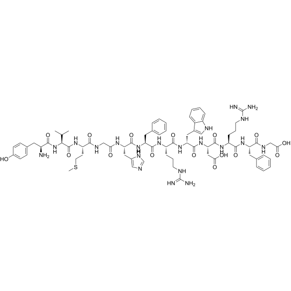 [D-Trp8]-γ-MSH Chemical Structure