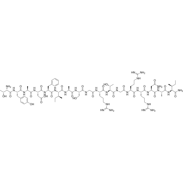 PKA Inhibitor Fragment (6-22) amide Chemical Structure