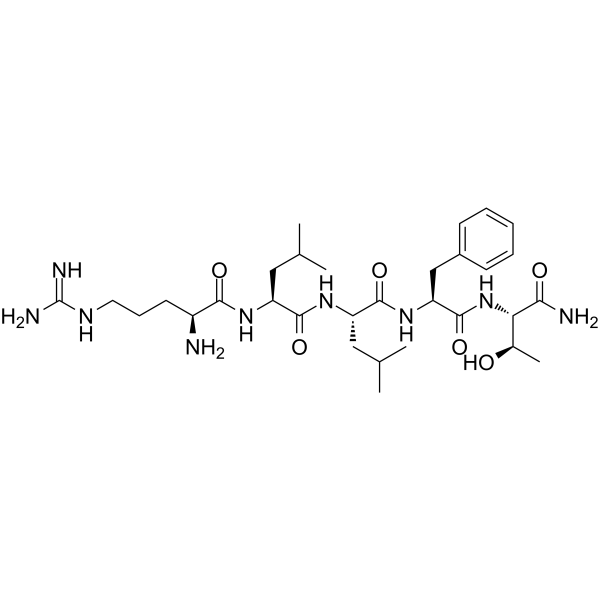 RLLFT-NH2 Chemical Structure