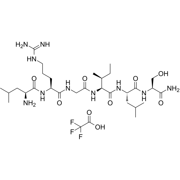 LRGILS-NH2 TFA Chemical Structure