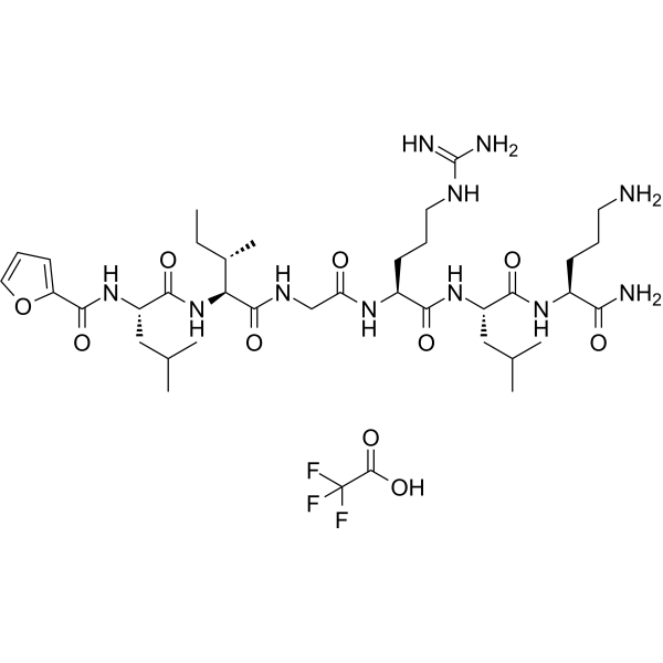 2-Furoyl-LIGRLO-amide TFA Chemical Structure
