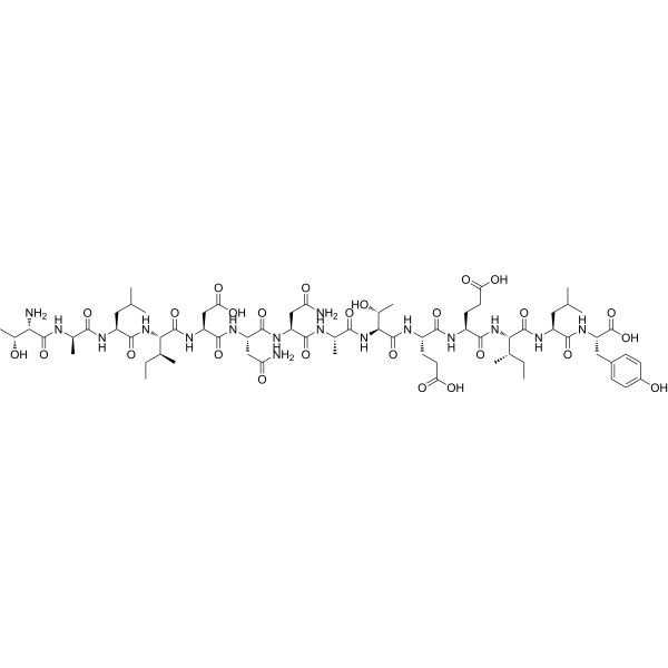 Prosaptide Tx14(A) Chemical Structure
