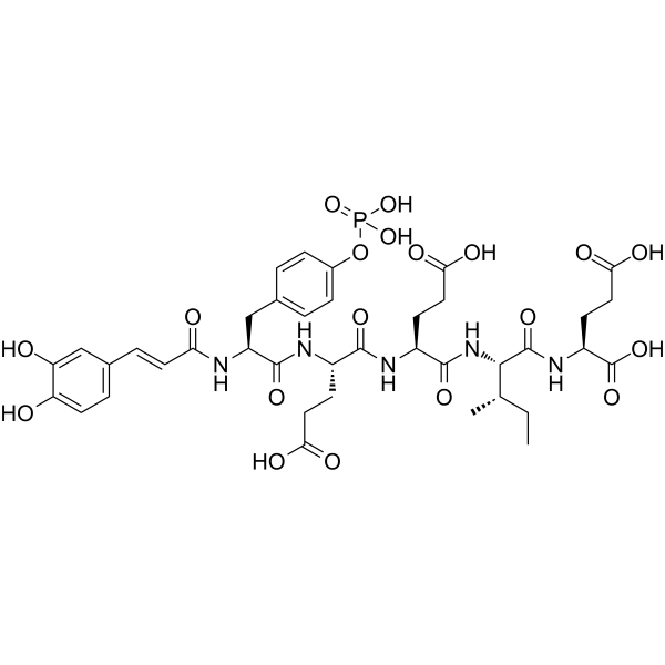 Caffeic acid-pYEEIE Chemical Structure