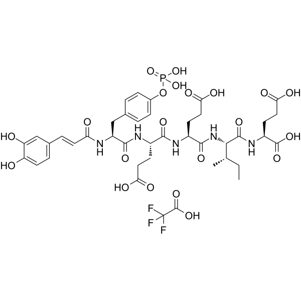 Caffeic acid-pYEEIE TFA Chemical Structure