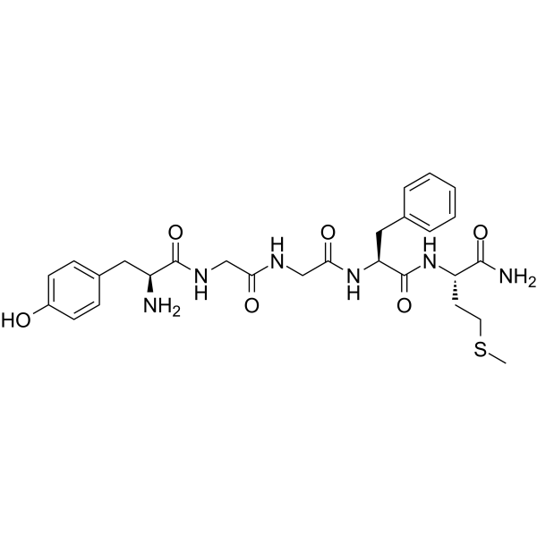 [Met5]-Enkephalin, amide Chemical Structure