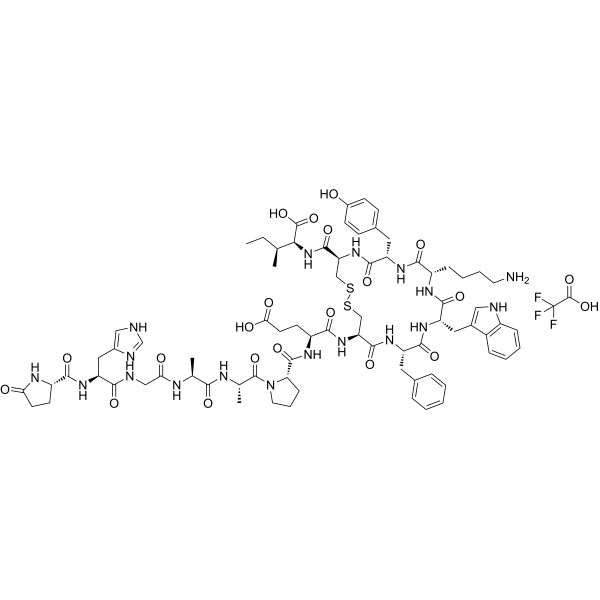 Urotensin II, mouse TFA Chemical Structure