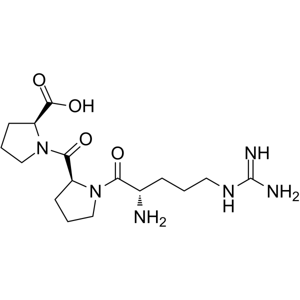 Bradykinin (1-3) Chemical Structure