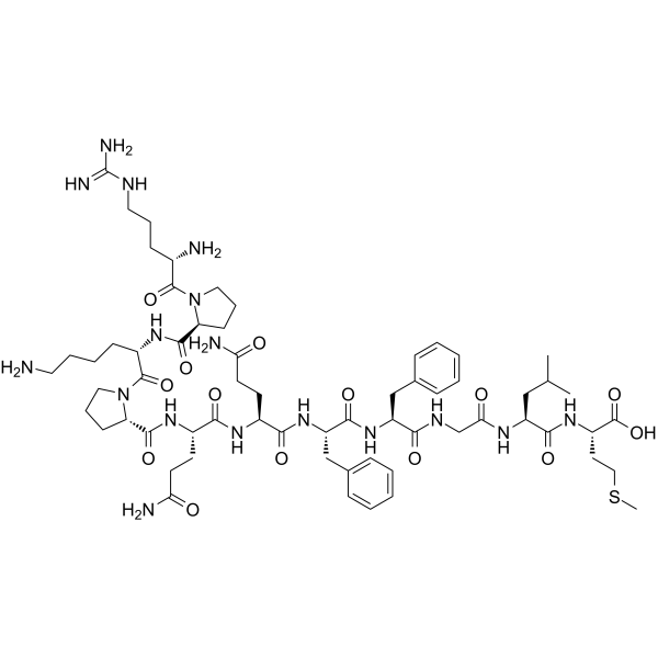 Substance P, Free Acid Chemical Structure