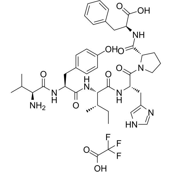 Angiotensin II (3-8), human TFA Chemical Structure