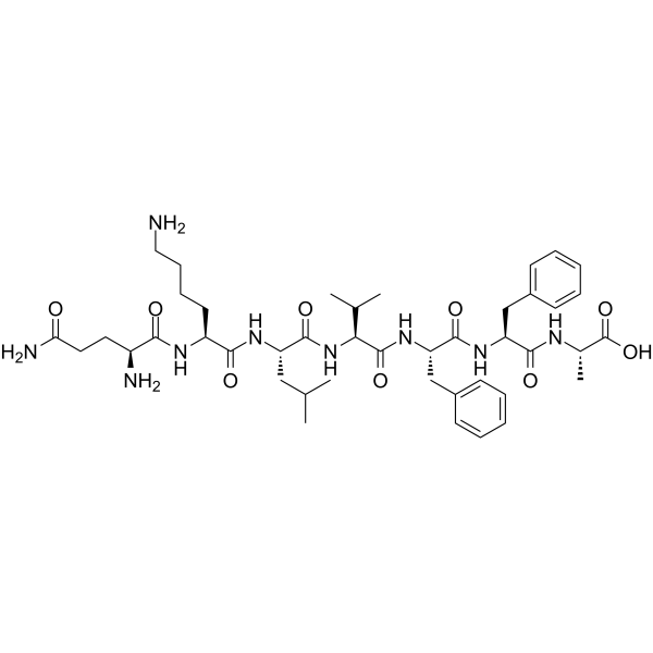 β-Amyloid (15-21) Chemical Structure