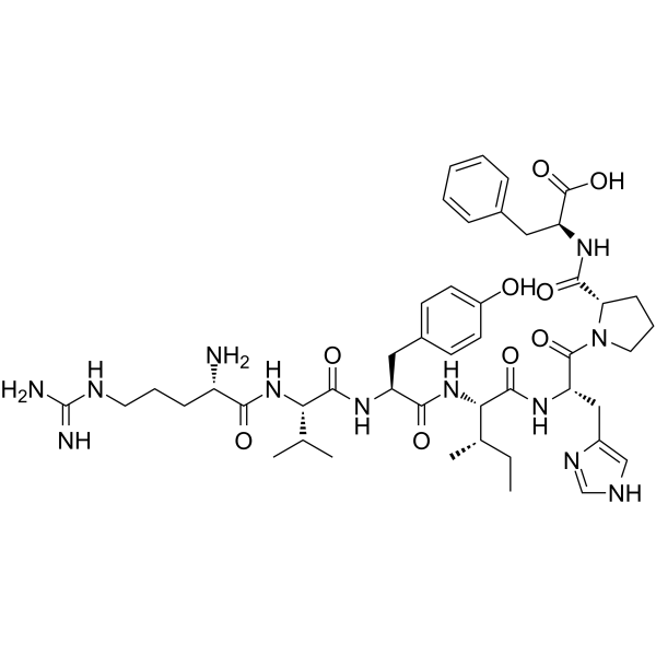 Angiotensin III, human, mouse Chemical Structure