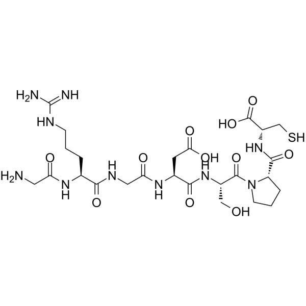 GRGDSPC Chemical Structure