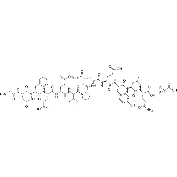 Hirudin (54-65) (TFA) Chemical Structure