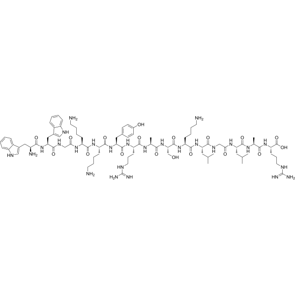 (Trp63,Trp64)​-​C3a(63-77) Chemical Structure