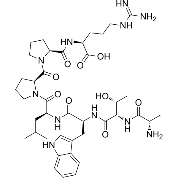 ATWLPPR Peptide Chemical Structure