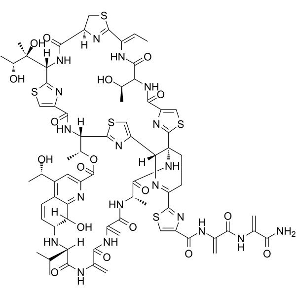 Siomycin A Chemical Structure