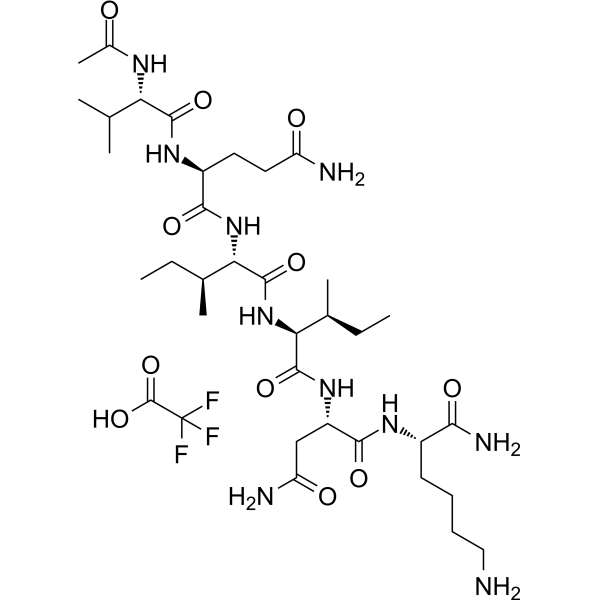 Tau protein (592-597), human TFA Chemical Structure