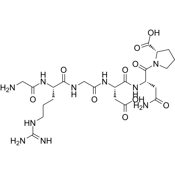 RGD peptide (GRGDNP) Chemical Structure