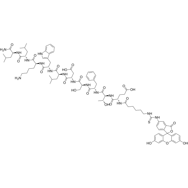 p53 (17-26), FITC labeled Chemical Structure