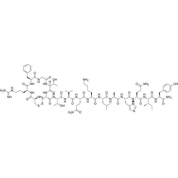 Adrenomedullin (16-31), human Chemical Structure