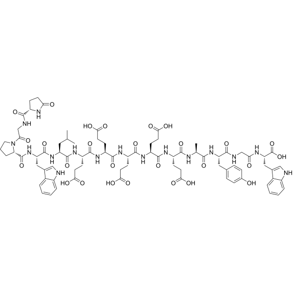 Gastrin I (1-14), human Chemical Structure