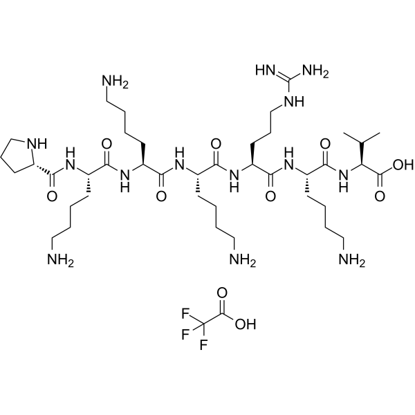 NLS (PKKKRKV) (TFA) Chemical Structure