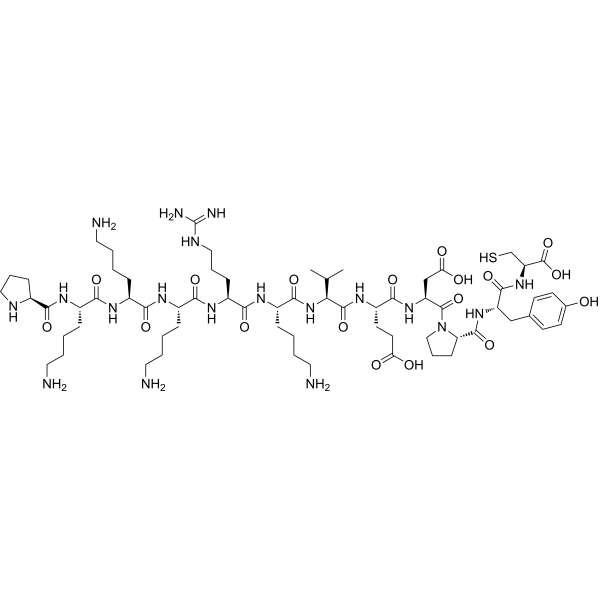 SV40 T-Ag-derived NLS peptide Chemical Structure