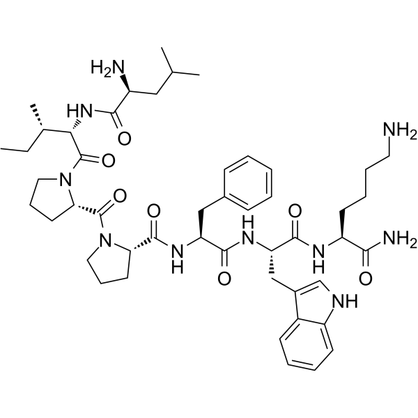 Cardiotoxin Analog (CTX) IV (6-12) Chemical Structure