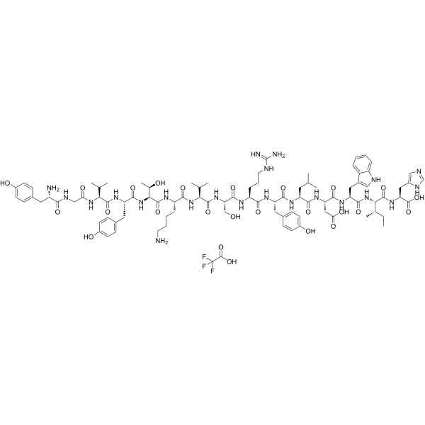 Activated Protein C (390-404), human TFA Chemical Structure