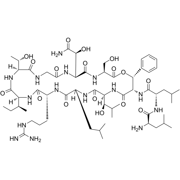 Lysobactin Chemical Structure