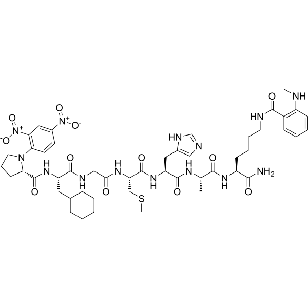 MMP-1/MMP-9 Substrate, Fluorogenic Chemical Structure