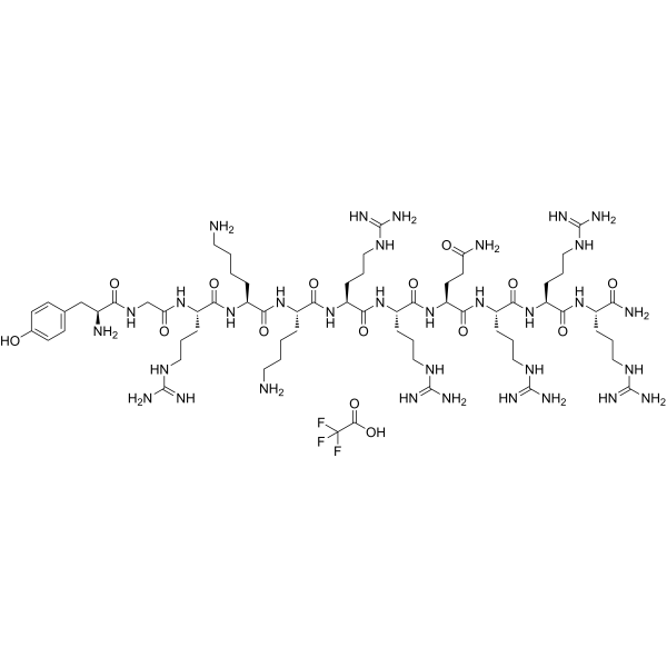 TAT-amide TFA Chemical Structure