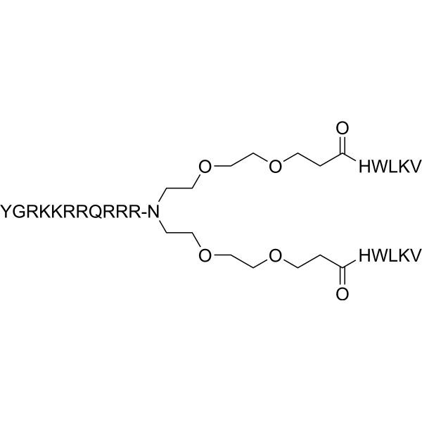 TAT-P4-(DATC5)2 Chemical Structure