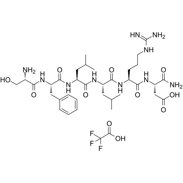 TRAP-6 amide TFA Chemical Structure