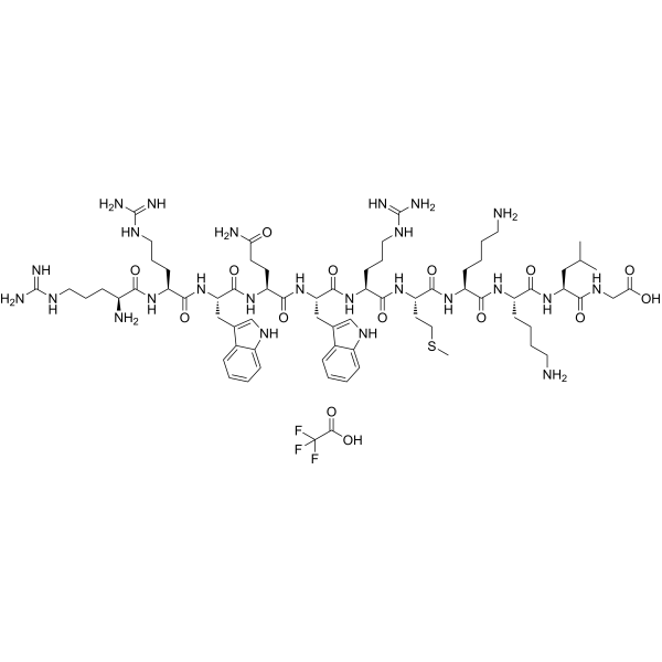 Lactoferricin B (4-14), bovine TFA Chemical Structure